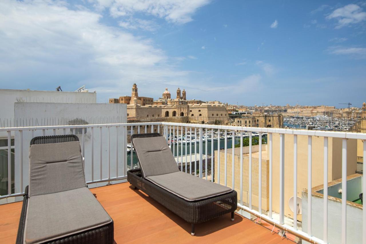 Traditional & Modern Maltese Townhouse - Rooftop Terrace And Sea Views, Close To Birgu Waterfront Cospicua Luaran gambar